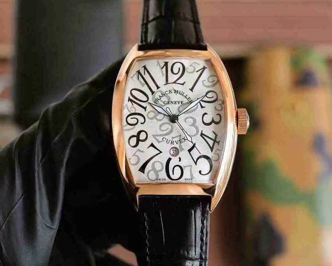 General Watches Franck Muller Frank Watch Men's Watch Paired with Original Fully Automatic Mechanical Movement Top Grade 316 Precision Steel Case with Mineral Super Strong Mirror Diameter 554213mm KK04850 3 view 9