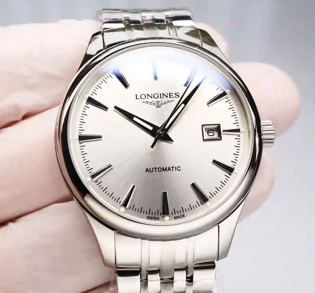 General Watches Longines Watch Men's Watch Paired with Original Fully Automatic Mechanical Movement Top Grade 316 Precision Steel Case with Mineral Super Strong Mirror Diameter 42mm KK05850 view 6