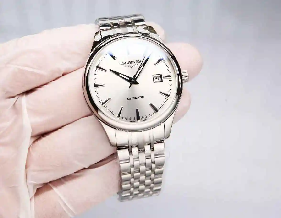 General Watches Longines Watch Men's Watch Paired with Original Fully Automatic Mechanical Movement Top Grade 316 Precision Steel Case with Mineral Super Strong Mirror Diameter 42mm KK05850 view 7