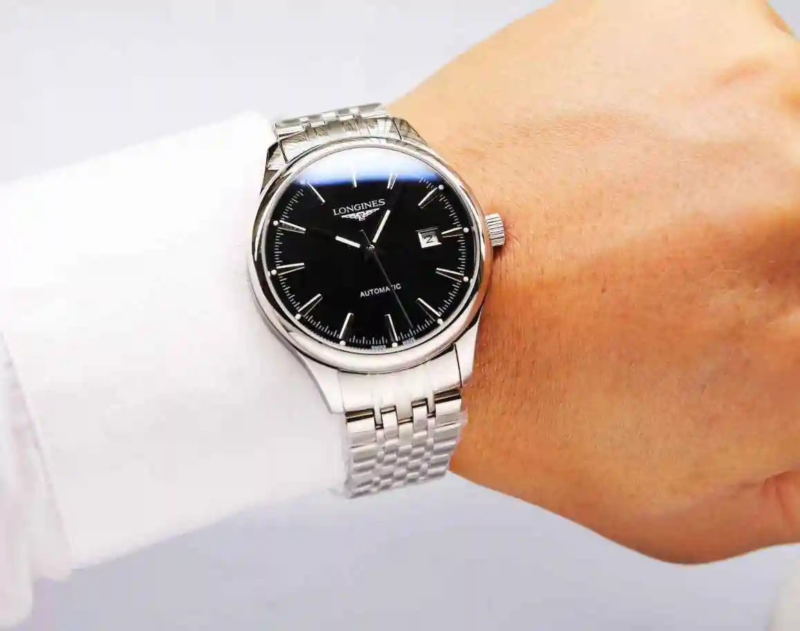 General Watches Longines Watch Men's Watch Paired with Original Fully Automatic Mechanical Movement Top Grade 316 Precision Steel Case with Mineral Super Strong Mirror Diameter 42mm KK05850 view 8