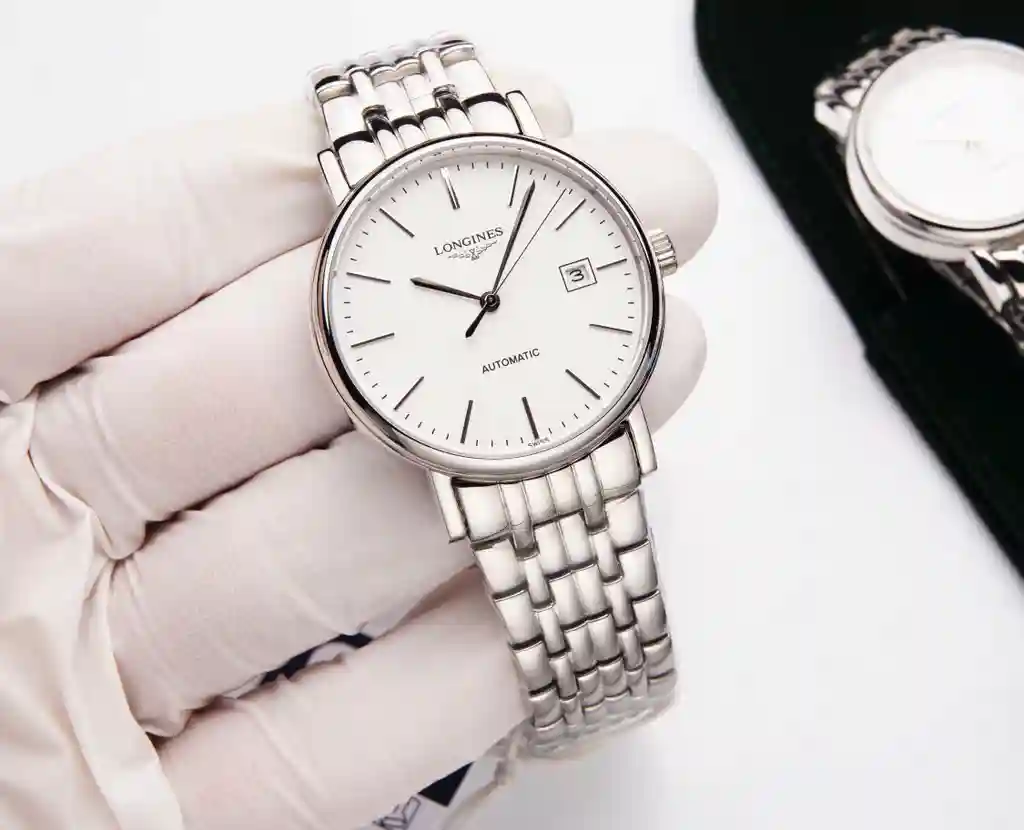 General Watches Longines Lang@Qin Watch Couple's watch with original fully automatic mechanical movement, top 316 stainless steel case and strap, mineral super strong mirror, diameter male 39mm, female 30mm KK4650 1 view 9