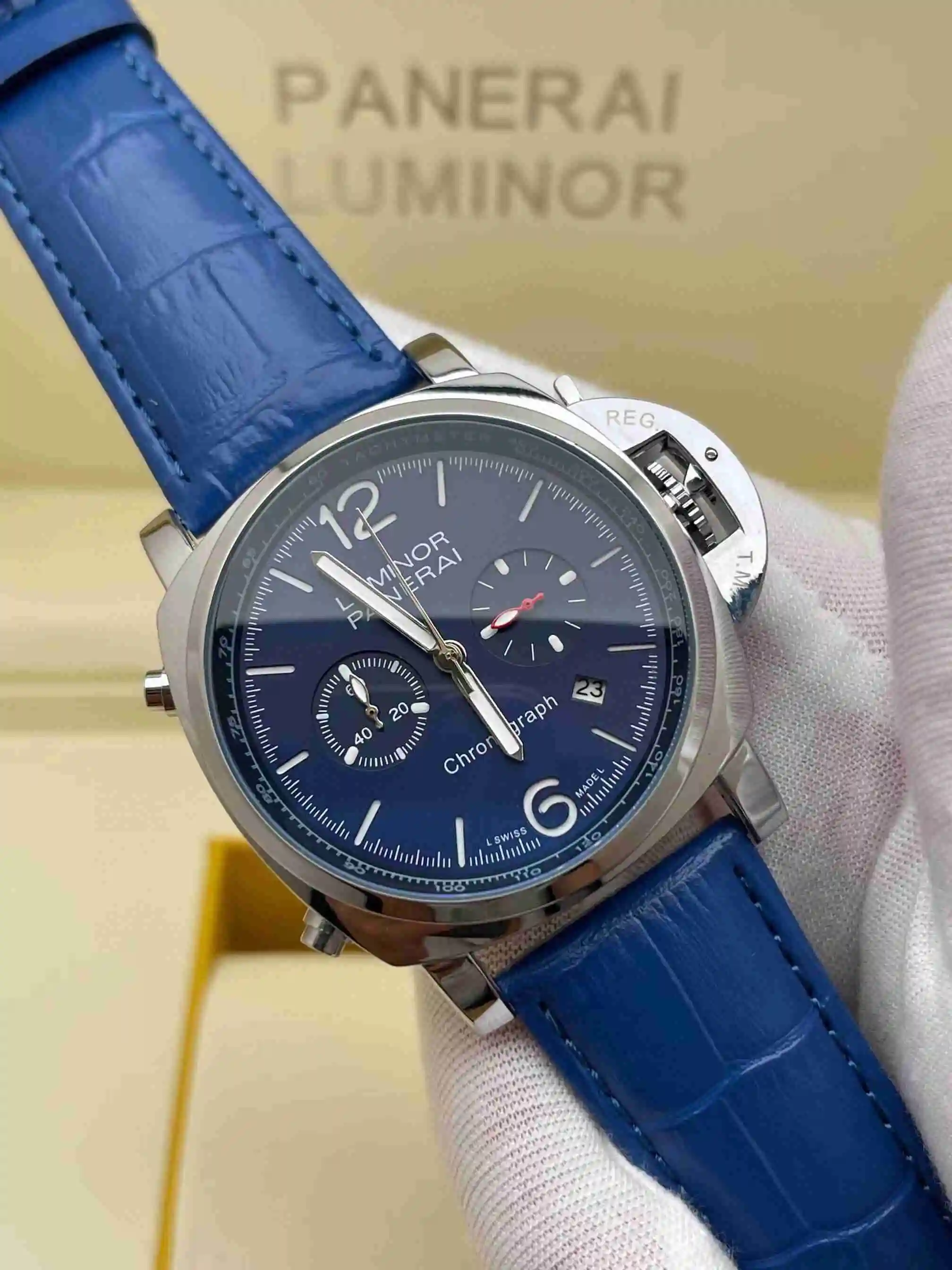 General Watches Panerai Peinahai Watch Men's Watch Paired with Original Fully Automatic Mechanical Movement Top Grade 316 Precision Steel Case with Mineral Super Strong Mirror Diameter 44mm KK02950 2 view 6