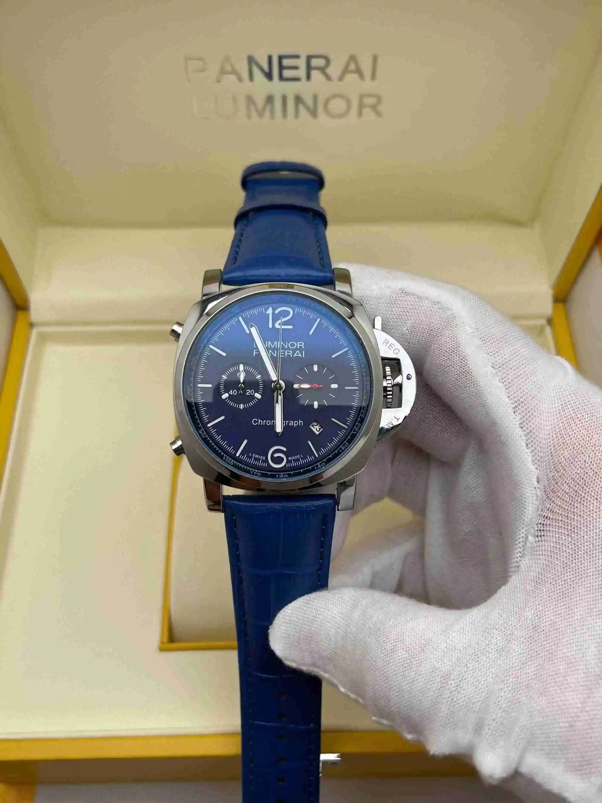 General Watches Panerai Peinahai Watch Men's Watch Paired with Original Fully Automatic Mechanical Movement Top Grade 316 Precision Steel Case with Mineral Super Strong Mirror Diameter 44mm KK02950 2 view 8
