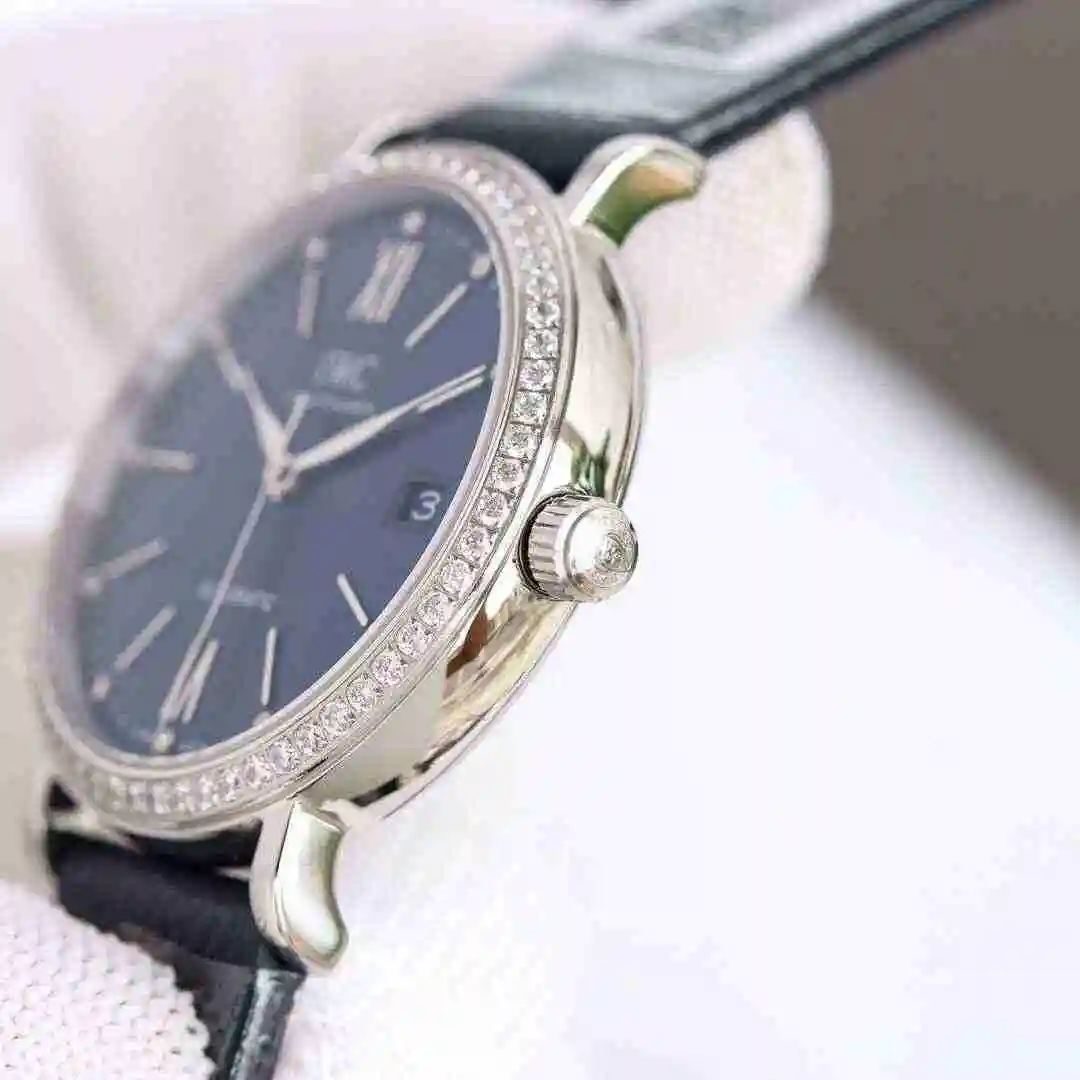 General Watches IWC Wanguo Watch Women's Watch Paired with Original Fully Automatic Mechanical Movement Top Grade 316 Precision Steel Case with Mineral Super Strong Mirror Diameter 37mm kk09800 5 view 4