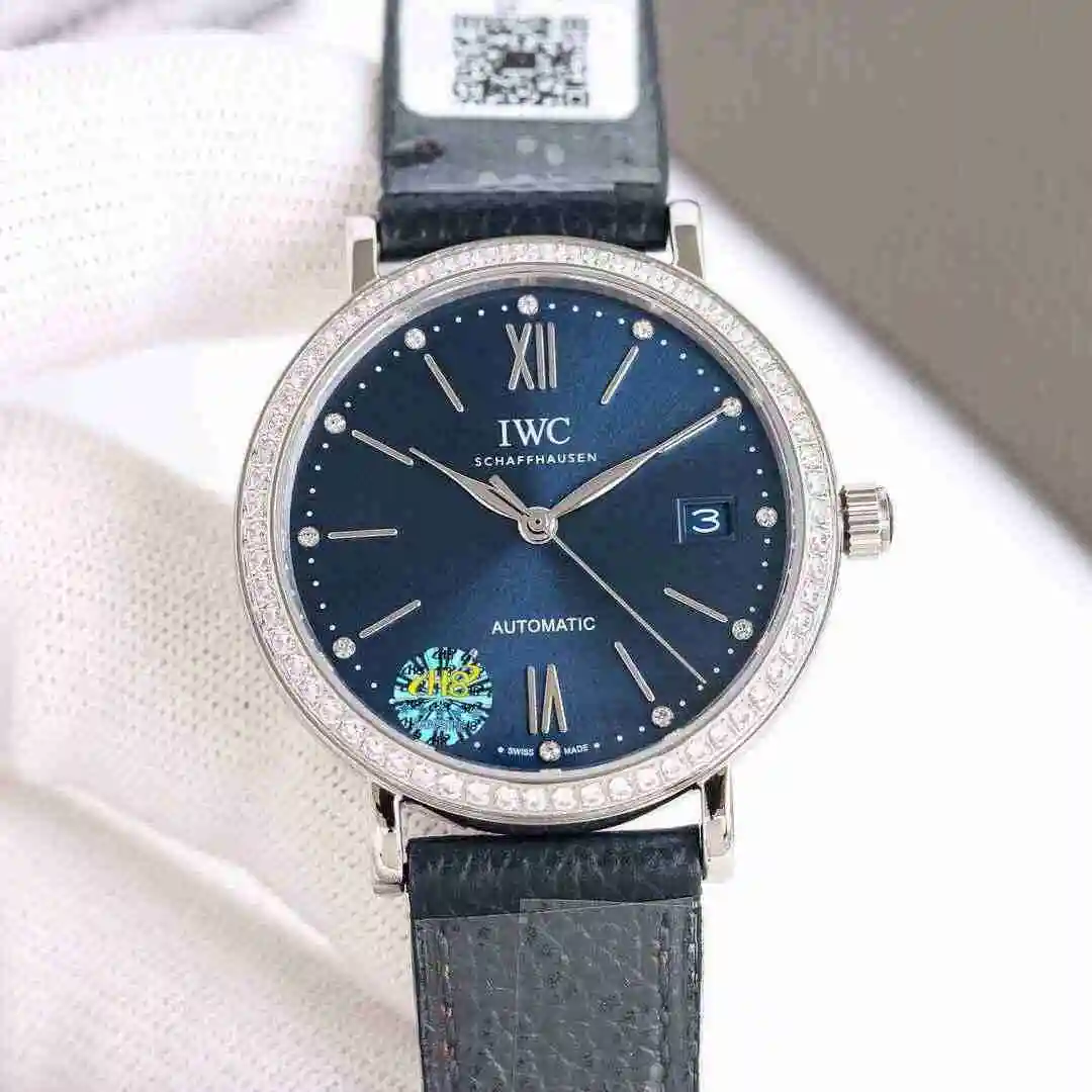 General Watches IWC Wanguo Watch Women's Watch Paired with Original Fully Automatic Mechanical Movement Top Grade 316 Precision Steel Case with Mineral Super Strong Mirror Diameter 37mm kk09800 5 view 9