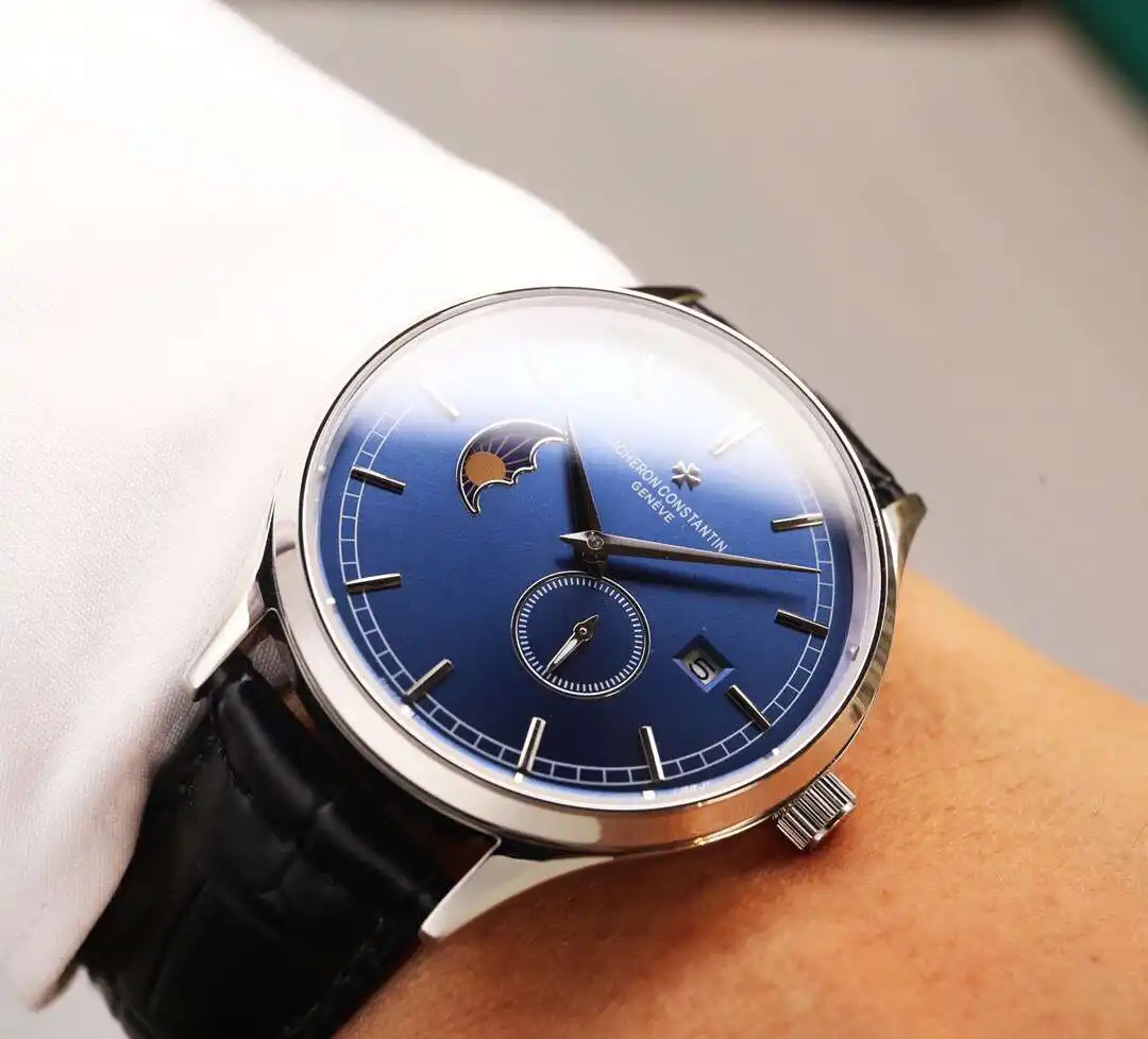 General Watches Vacheron Constantin @Denton watch men's watch with original fully automatic mechanical movement top 316 stainless steel case strap mineral super mirror diameter 40mm KK05850 view 5