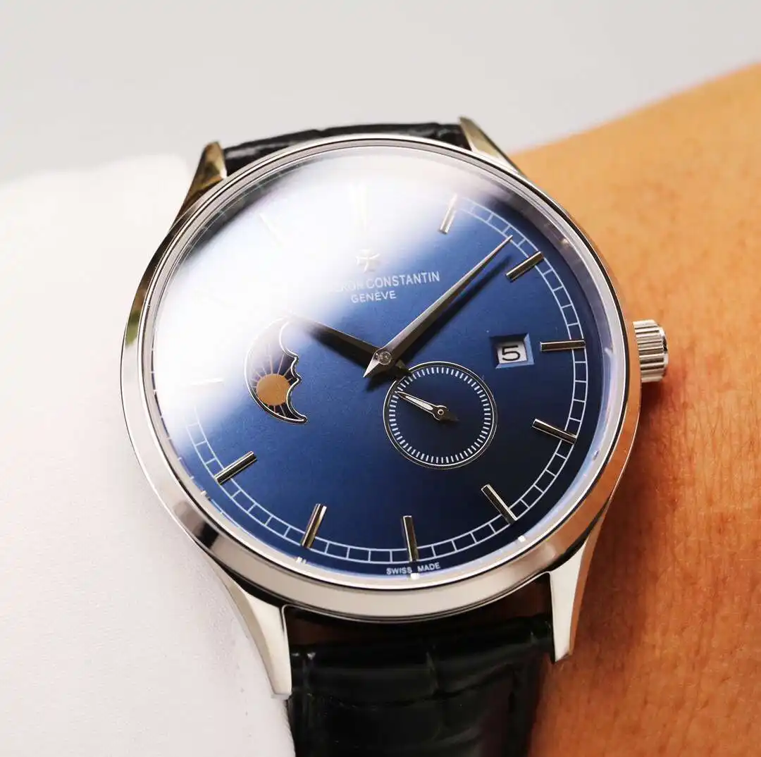 General Watches Vacheron Constantin @Denton watch men's watch with original fully automatic mechanical movement top 316 stainless steel case strap mineral super mirror diameter 40mm KK05850 view 6