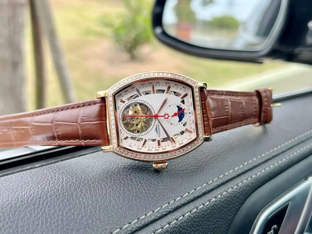 General Watches Watch, men's watch with original fully automatic mechanical movement, top-grade 316 stainless steel case and strap, mineral super mirror, diameter 42cm KK04650 view 6