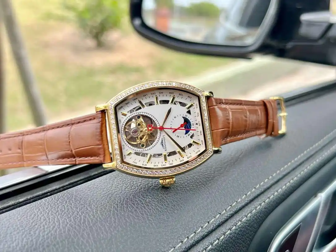 General Watches Watch, men's watch with original fully automatic mechanical movement, top-grade 316 stainless steel case and strap, mineral super mirror, diameter 42cm KK04650 view 7