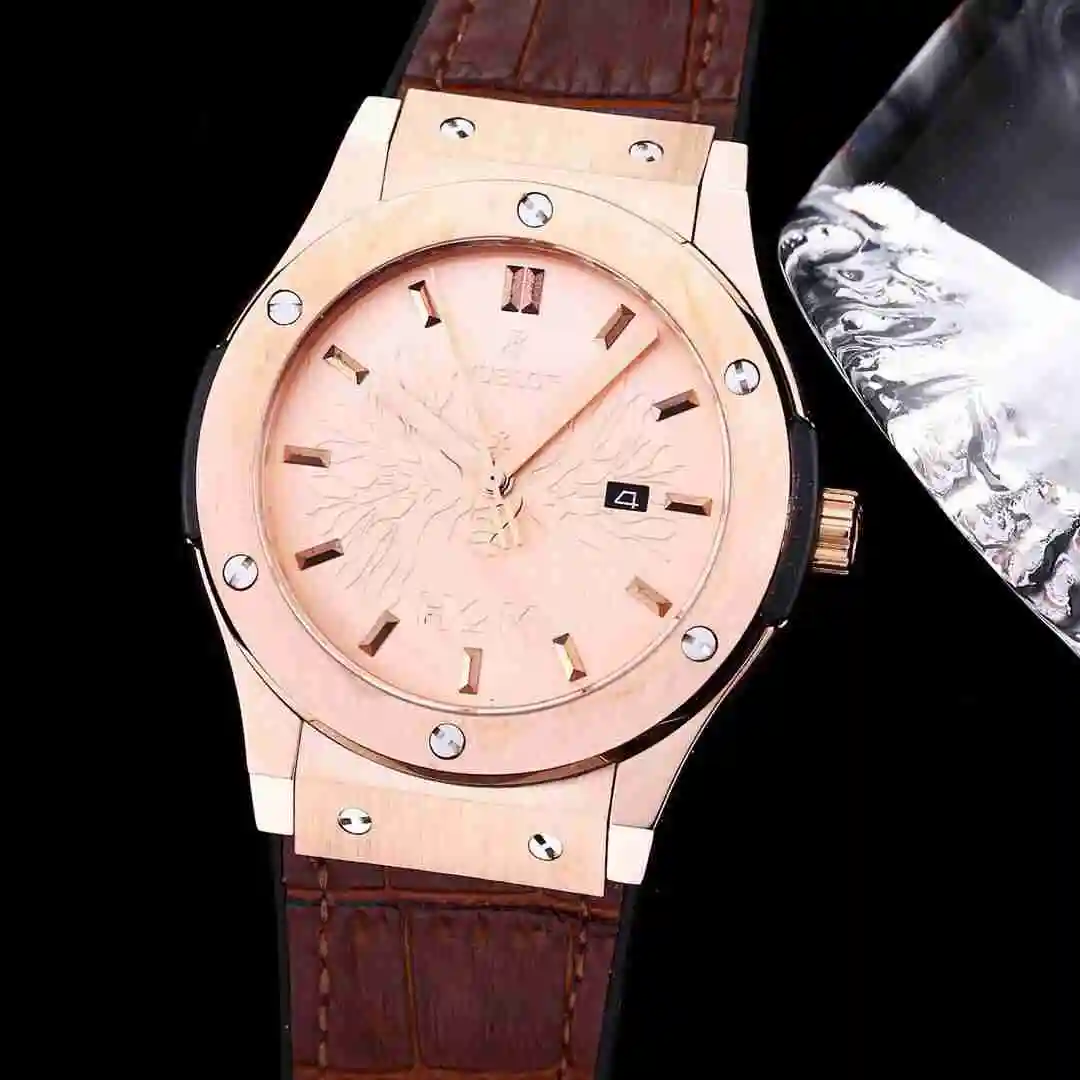 General Watches Hublot Yubo Watch Men's Watch Paired with Original Fully Automatic Mechanical Movement Top Grade 316 Precision Steel Case with Mineral Super Strong Mirror Diameter 45mm KK04150 4 view 4