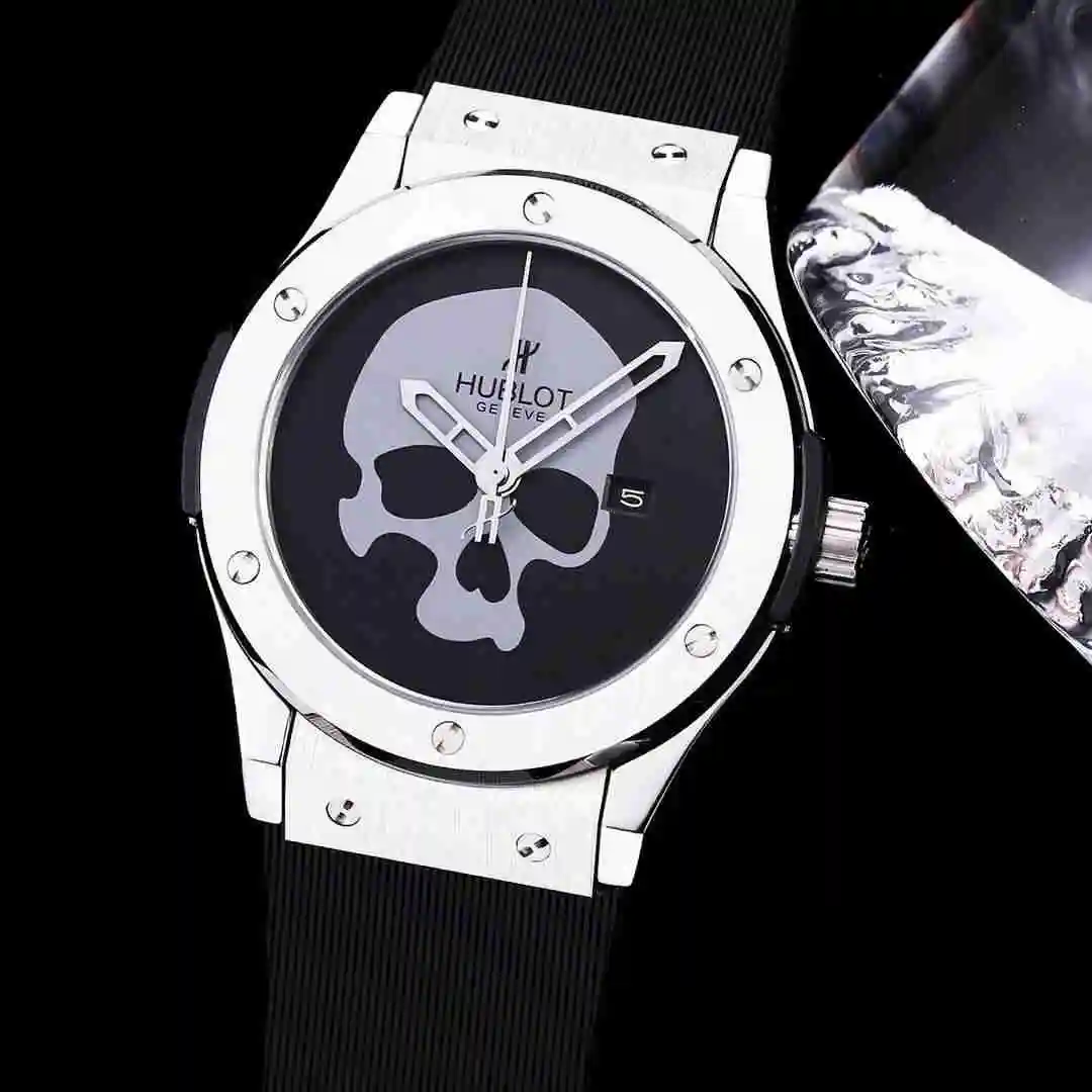 General Watches Hublot Yubo Watch Men's Watch Paired with Original Fully Automatic Mechanical Movement Top Grade 316 Precision Steel Case with Mineral Super Strong Mirror Diameter 45mm KK04150 4 view 8
