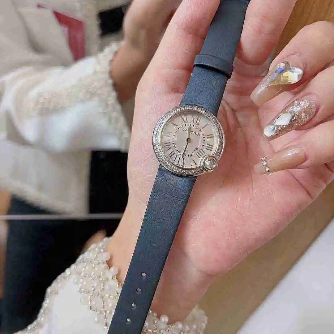 General Watches Cartier Watch Women's Watch Paired with Original Fully Automatic Mechanical Movement Top Grade 316 Precision Steel Case with Mineral Super Strong Mirror Diameter 30mm KK02650 1 view 3