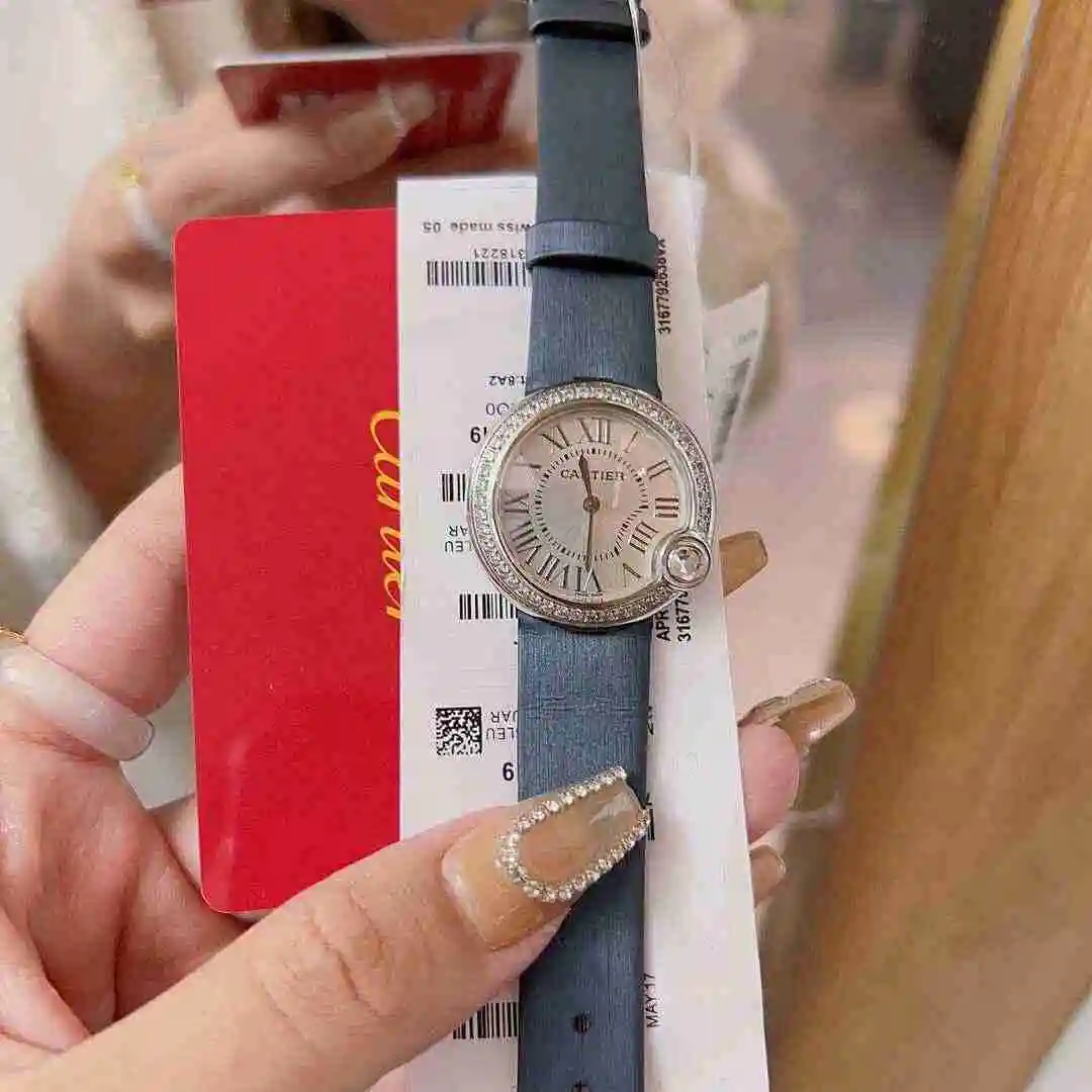 General Watches Cartier Watch Women's Watch Paired with Original Fully Automatic Mechanical Movement Top Grade 316 Precision Steel Case with Mineral Super Strong Mirror Diameter 30mm KK02650 1 view 4