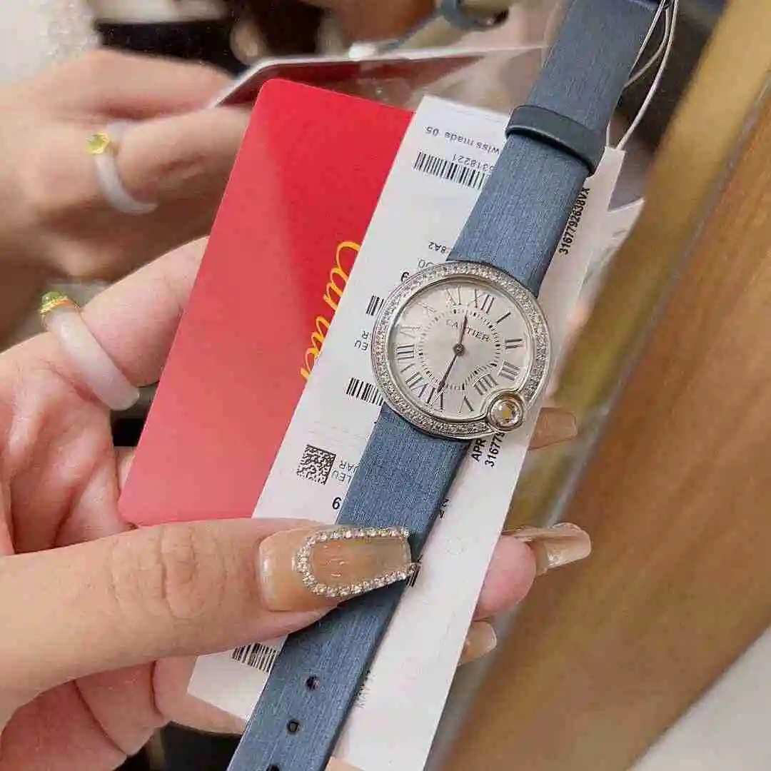 General Watches Cartier Watch Women's Watch Paired with Original Fully Automatic Mechanical Movement Top Grade 316 Precision Steel Case with Mineral Super Strong Mirror Diameter 30mm KK02650 1 view 5