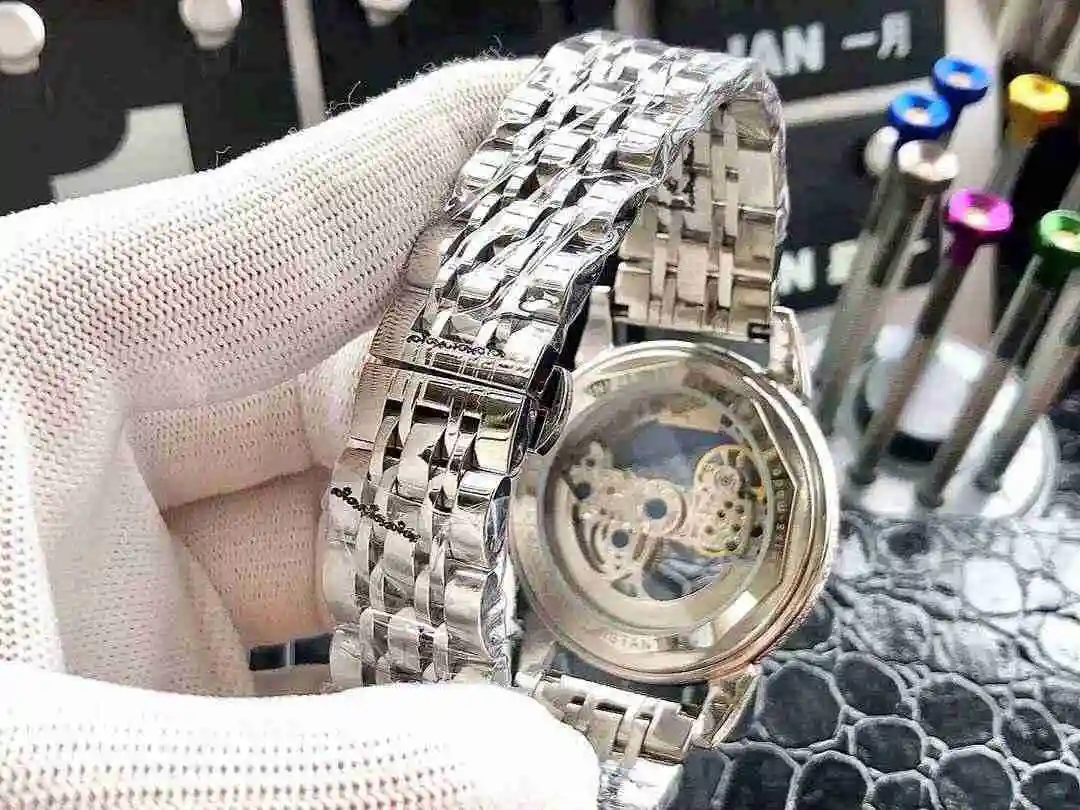 General Watches Longines Watch Men's Watch Paired with Original Fully Automatic Mechanical Movement Top Grade 316 Precision Steel Case with Mineral Super Strong Mirror Diameter 42mm KK05650 view 2