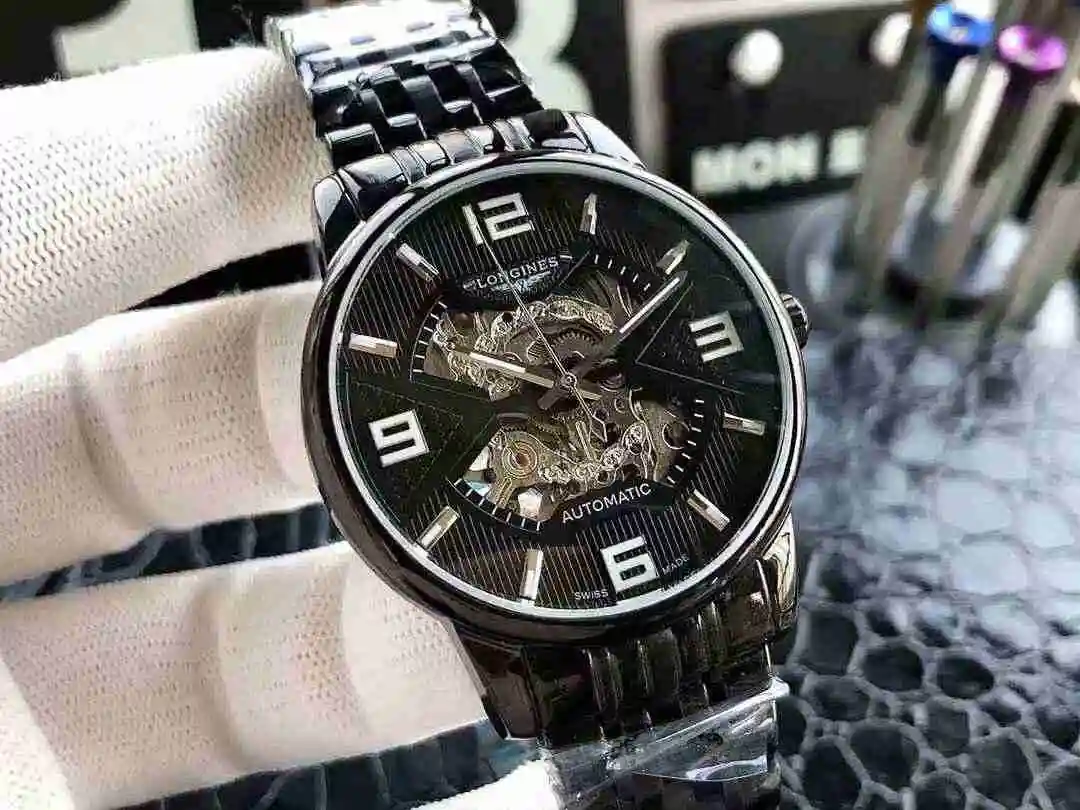 General Watches Longines Watch Men's Watch Paired with Original Fully Automatic Mechanical Movement Top Grade 316 Precision Steel Case with Mineral Super Strong Mirror Diameter 40mm KK04650 1 view 4