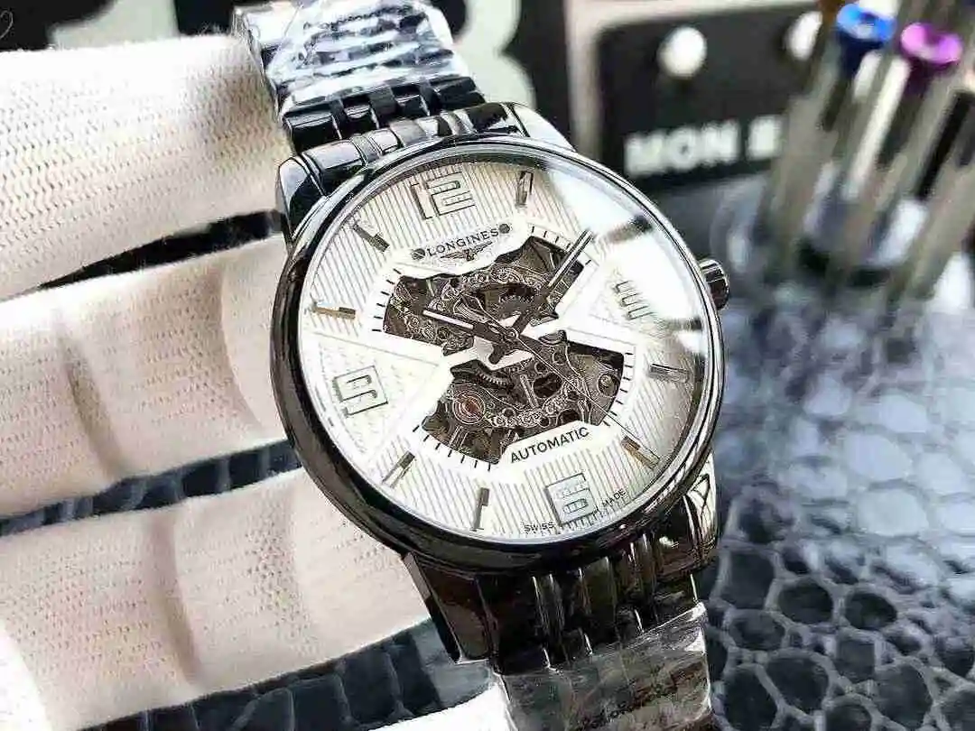 General Watches Longines Watch Men's Watch Paired with Original Fully Automatic Mechanical Movement Top Grade 316 Precision Steel Case with Mineral Super Strong Mirror Diameter 40mm KK04650 1 view 5