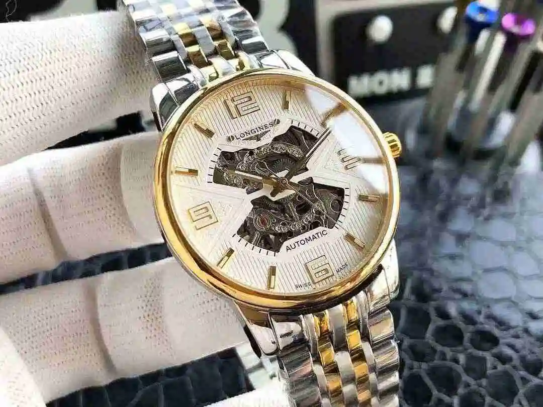 General Watches Longines Watch Men's Watch Paired with Original Fully Automatic Mechanical Movement Top Grade 316 Precision Steel Case with Mineral Super Strong Mirror Diameter 40mm KK04650 1 view 7