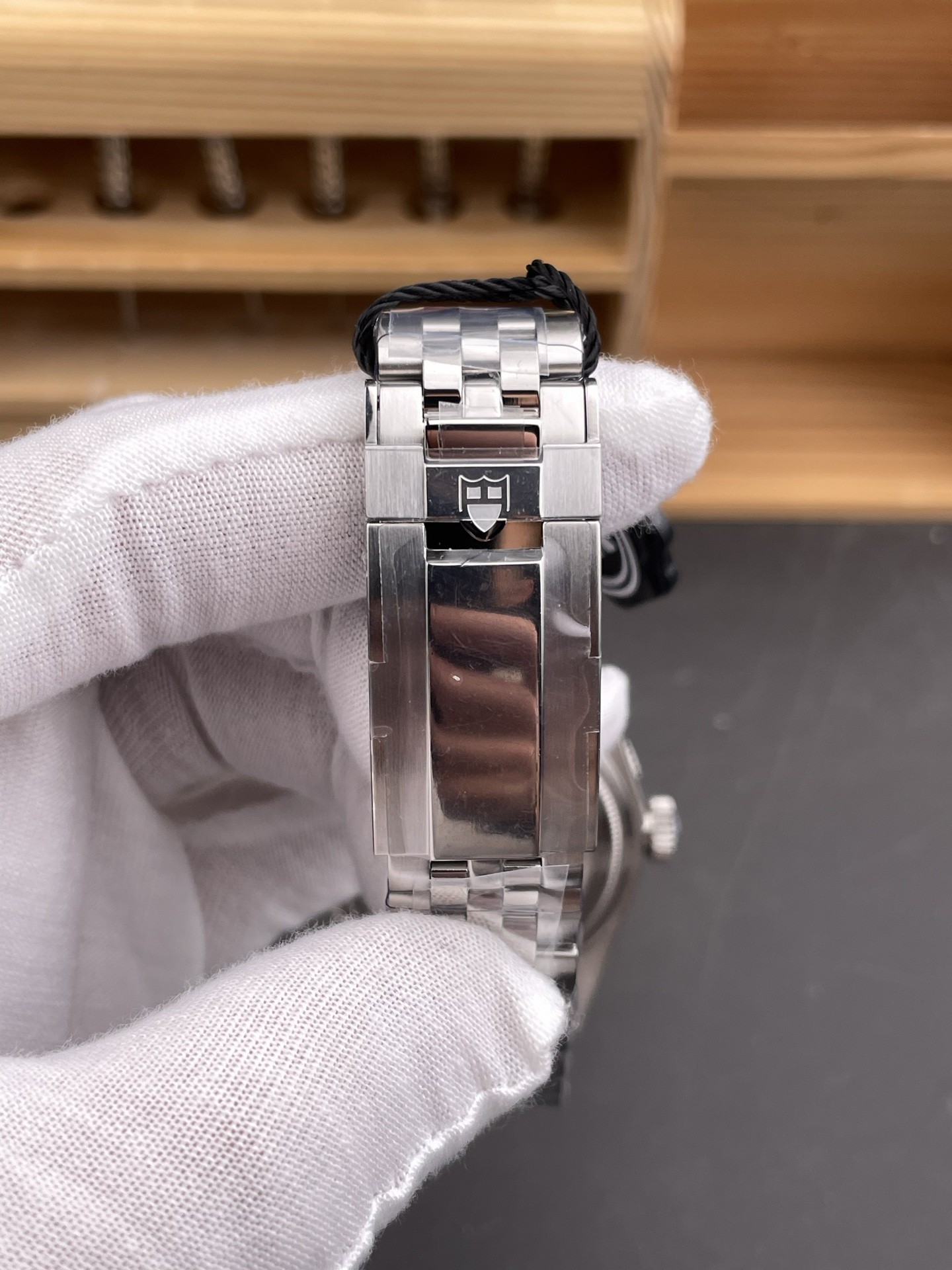 Tudor Black Dial Watch view 8