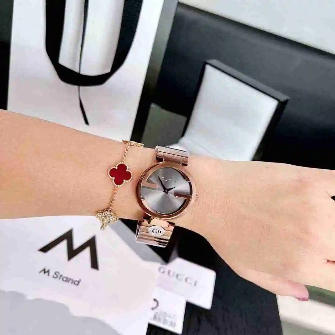 General Watches GUCCI Gucci Watch Women's Watch Paired with Original Fully Automatic Mechanical Movement Top Grade 316 Precision Steel Case with Mineral Super Strong Mirror Diameter 37mm KK03450 3 view 5