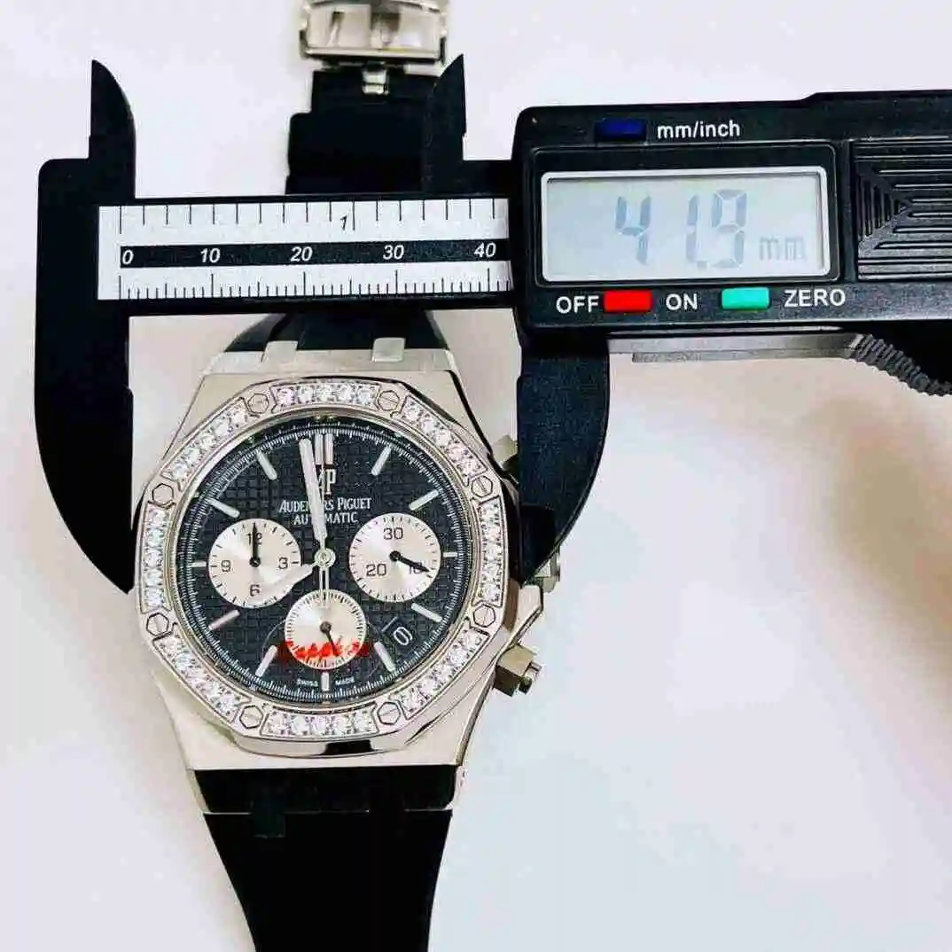General Watches Audemars Piguet Aibi Watch Men's Watch Paired with Original Fully Automatic Mechanical Movement, Top Grade 316 Precision Steel Case with Mineral Super Strong Mirror Diameter 42mm KK04550 view 5