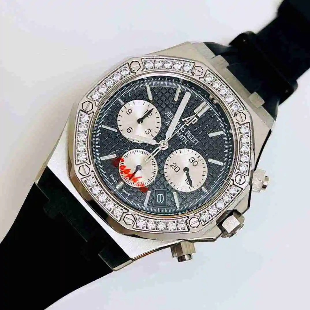 General Watches Audemars Piguet Aibi Watch Men's Watch Paired with Original Fully Automatic Mechanical Movement, Top Grade 316 Precision Steel Case with Mineral Super Strong Mirror Diameter 42mm KK04550 view 9