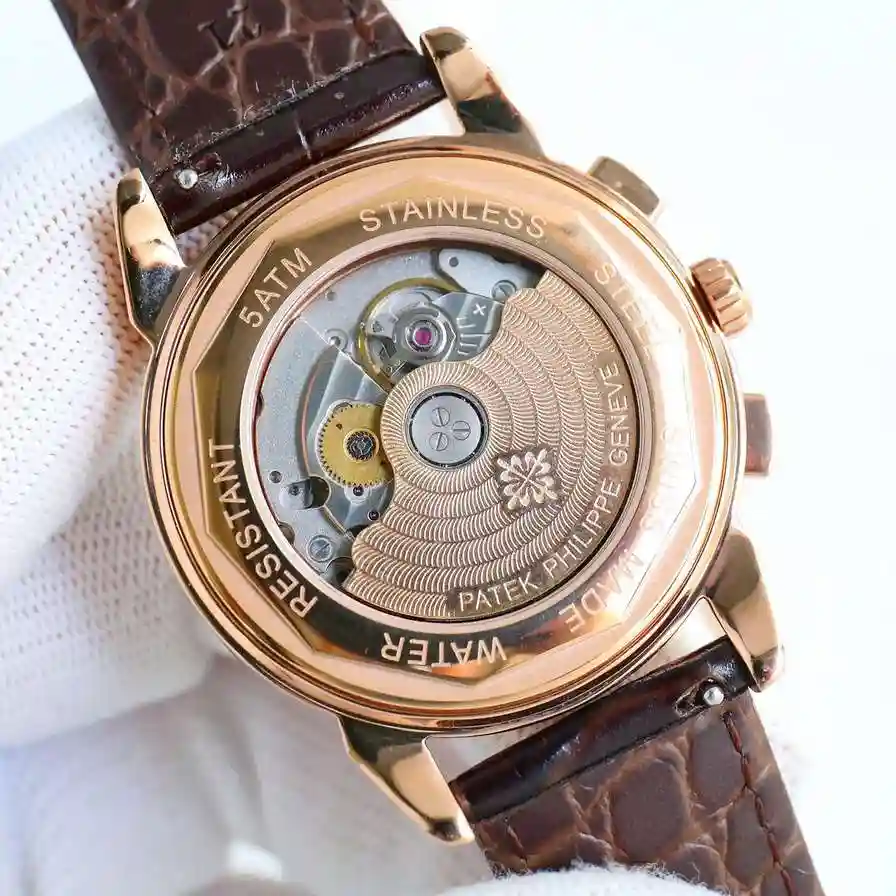 General Watches Patek Philippe Baida @ Feili Watch Men's Watch paired with original fully automatic mechanical movement, top grade 316 precision steel case with mineral super strong mirror diameter 42mm KK012500 view 4
