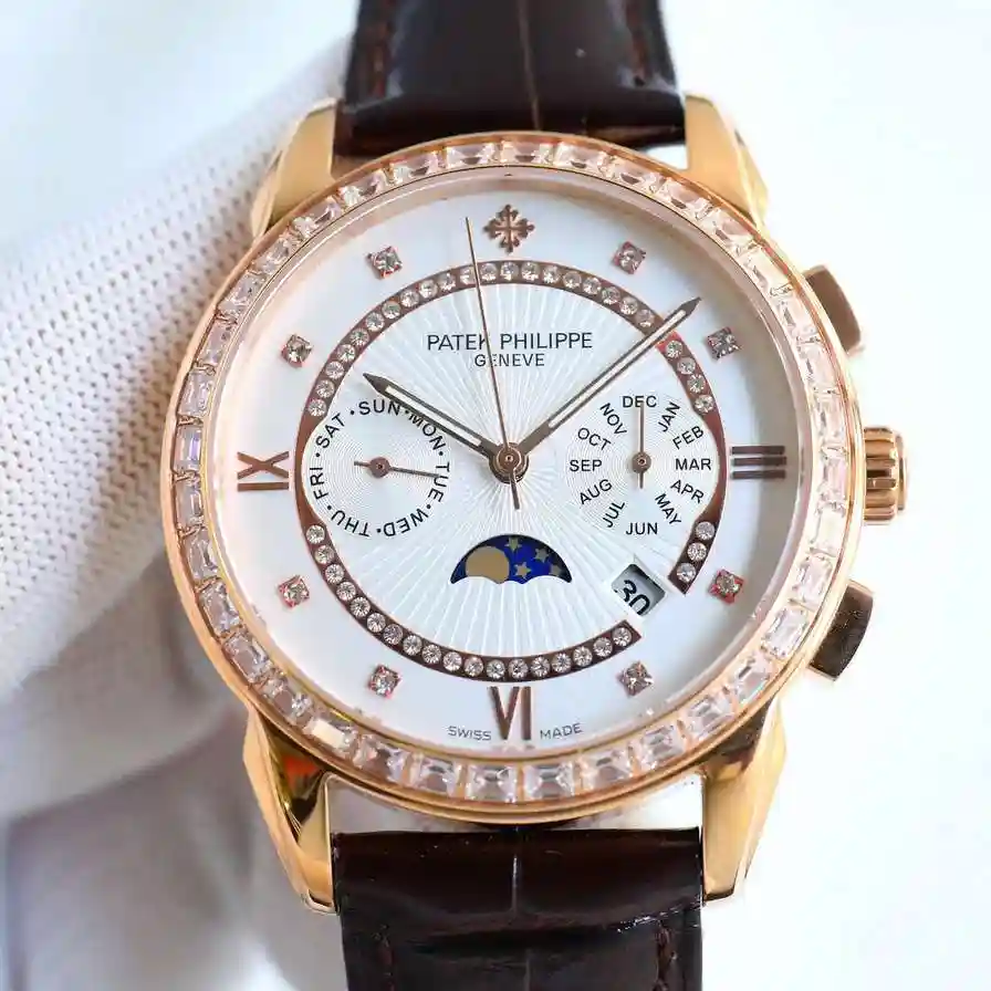 General Watches Patek Philippe Baida @ Feili Watch Men's Watch paired with original fully automatic mechanical movement, top grade 316 precision steel case with mineral super strong mirror diameter 42mm KK012500 view 7