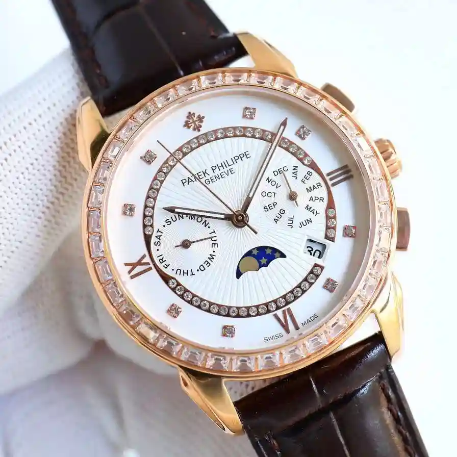 General Watches Patek Philippe Baida @ Feili Watch Men's Watch paired with original fully automatic mechanical movement, top grade 316 precision steel case with mineral super strong mirror diameter 42mm KK012500 view 8