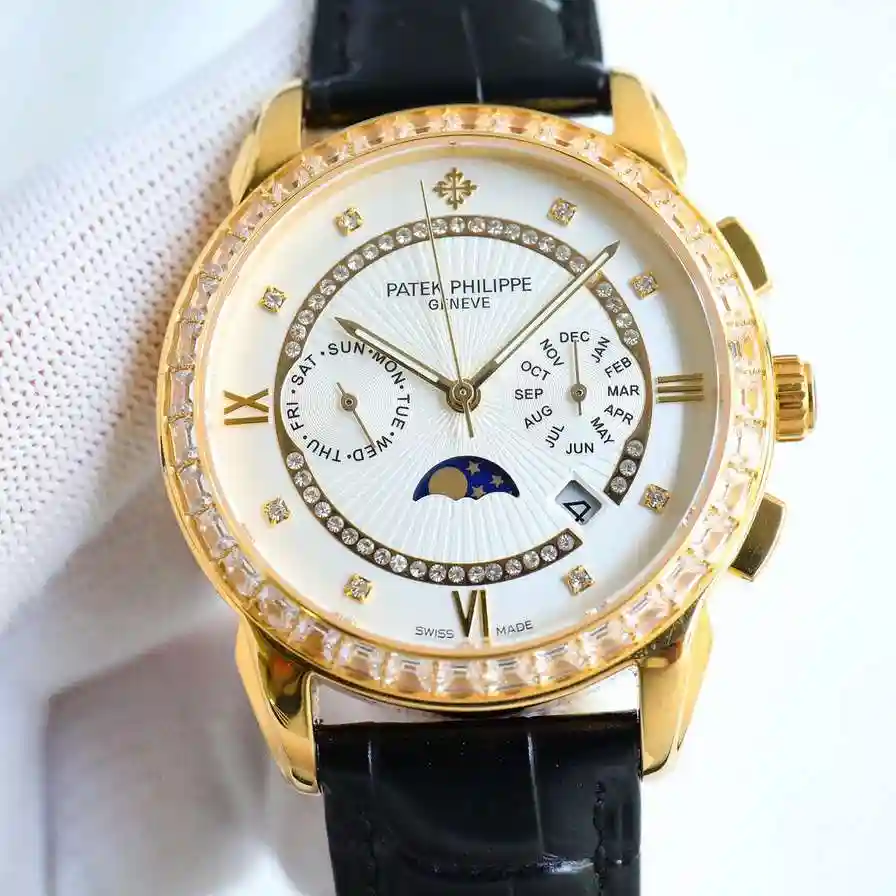 General Watches Patek Philippe Baida @ Feili Watch Men's Watch paired with original fully automatic mechanical movement, top grade 316 precision steel case with mineral super strong mirror diameter 42mm KK012500 view 9