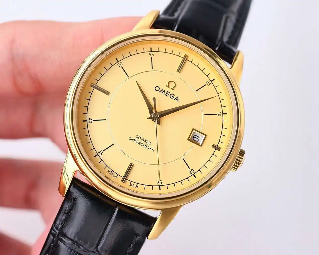 General Watches Omega Ou@mega watch men's watch with original fully automatic mechanical movement top 316 stainless steel case strap mineral super mirror diameter 40mm KK06850 1 view 5