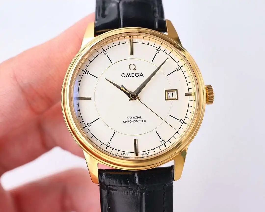 General Watches Omega Ou@mega watch men's watch with original fully automatic mechanical movement top 316 stainless steel case strap mineral super mirror diameter 40mm KK06850 1 view 9