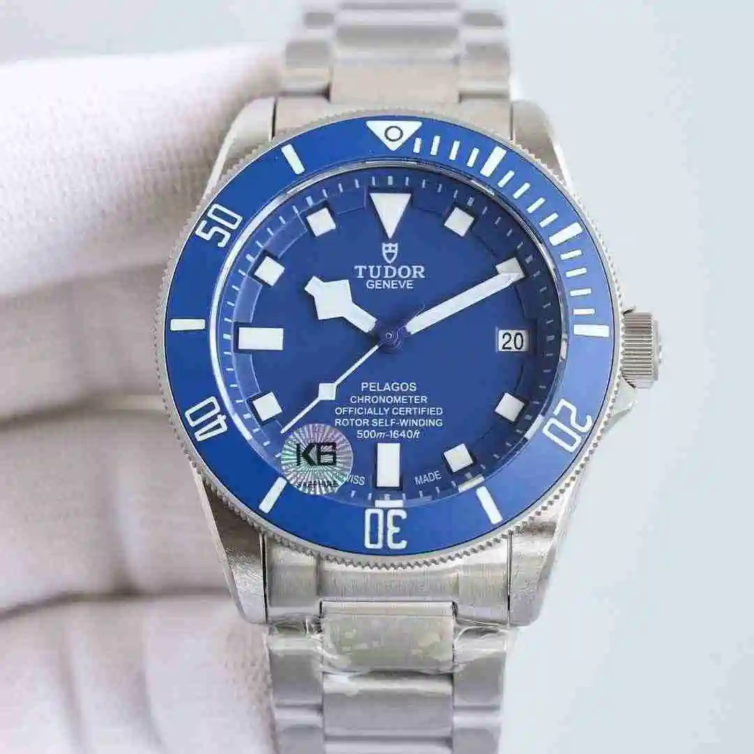 General Watches Tudor 25500TN black Blue Watch view 8