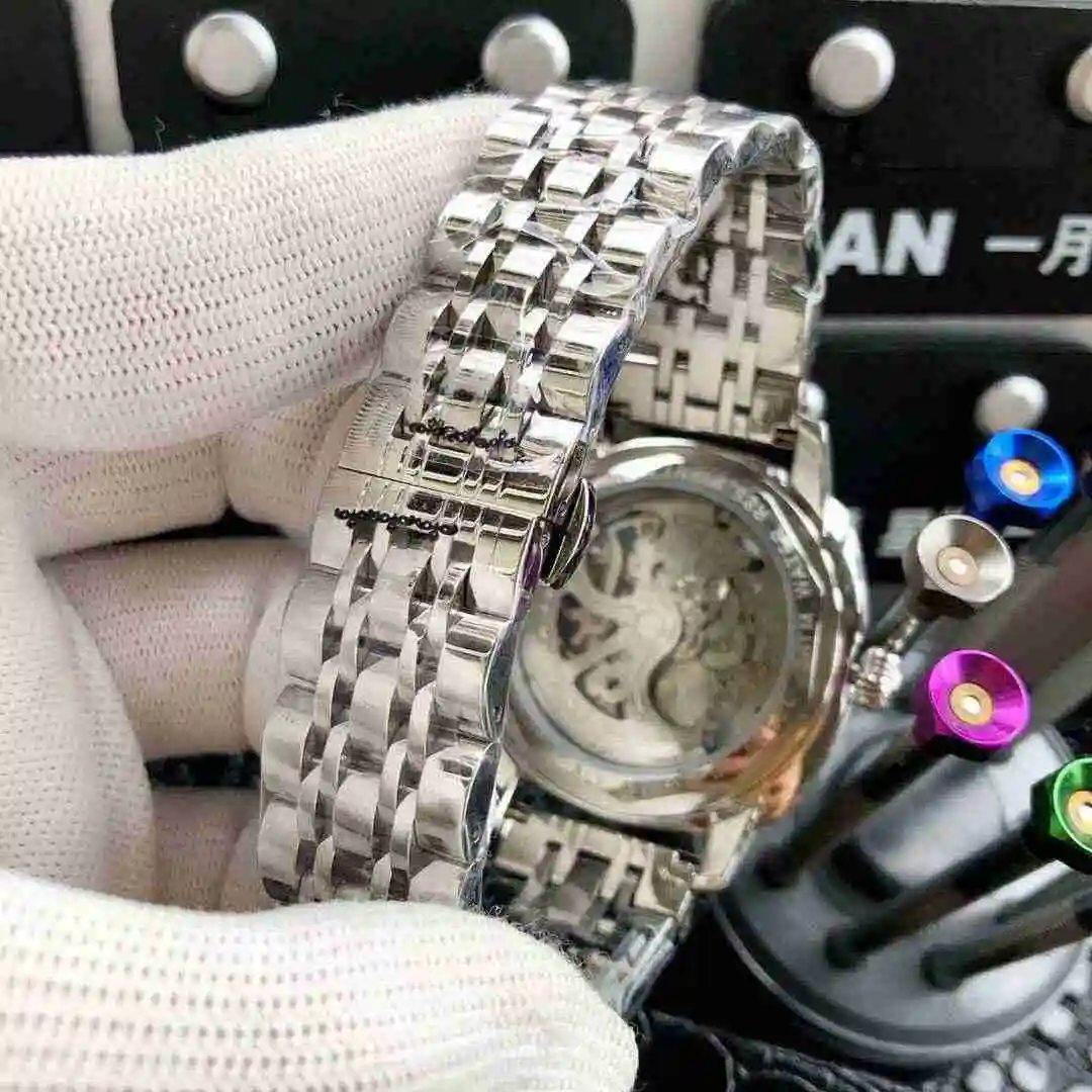 General Watches Longines watch for men with original fully automatic mechanical movement, top grade 316 precision steel case with mineral super strong mirror diameter 42mm KK05750 view 2