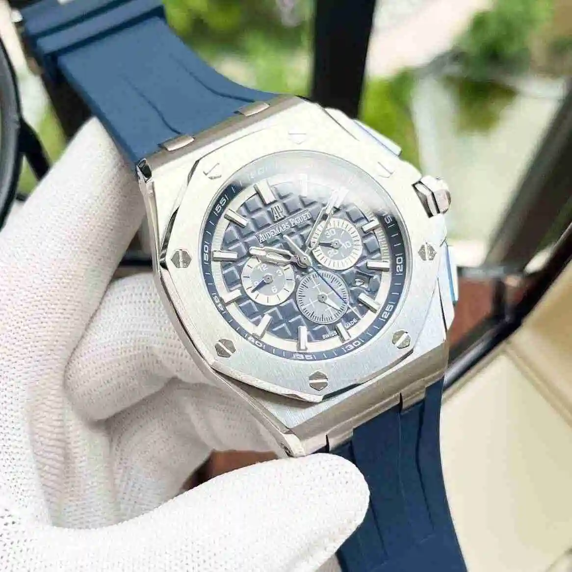 General Watches Audemars Piguet Aibi Watch Men's Watch Paired with Original Fully Automatic Mechanical Movement, Top Grade 316 Precision Steel Case with Mineral Super Strong Mirror Diameter 44mm KK06 view 8