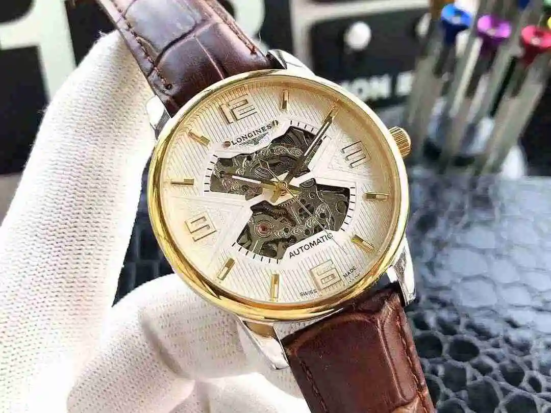 General Watches Longines Watch Men's Watch Paired with Original Fully Automatic Mechanical Movement Top Grade 316 Precision Steel Case with Mineral Super Strong Mirror Diameter 40mm KK04650 view 7