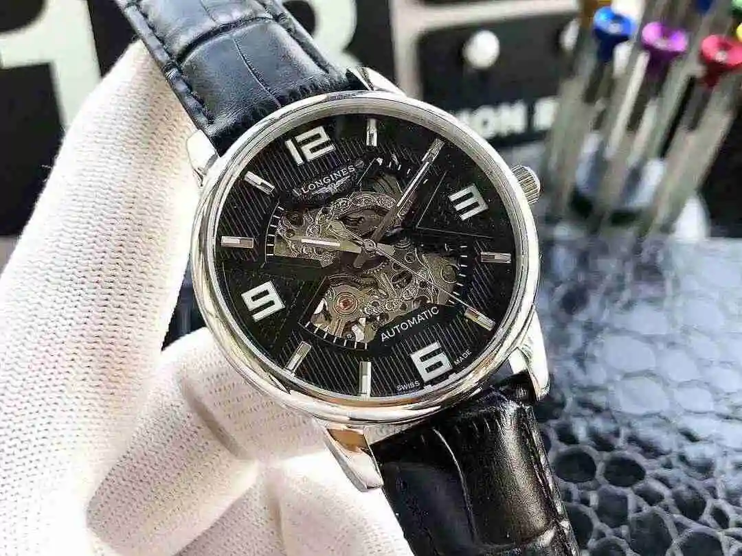 General Watches Longines Watch Men's Watch Paired with Original Fully Automatic Mechanical Movement Top Grade 316 Precision Steel Case with Mineral Super Strong Mirror Diameter 40mm KK04650 view 8