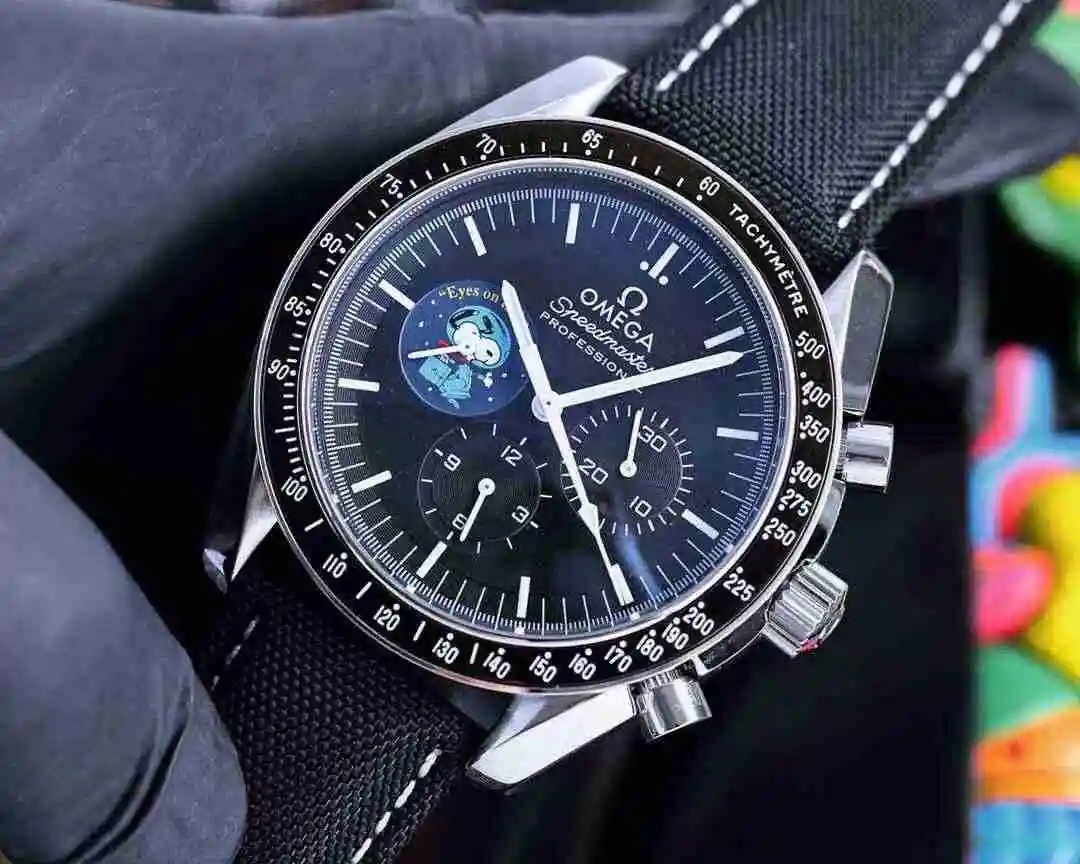General Watches Omega Watch Men's Watch Paired with Original Fully Automatic Mechanical Movement Top Grade 316 Precision Steel Case with Mineral Super Strong Mirror Diameter 45mm KK04850 view 3