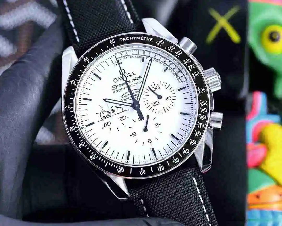 General Watches Omega Watch Men's Watch Paired with Original Fully Automatic Mechanical Movement Top Grade 316 Precision Steel Case with Mineral Super Strong Mirror Diameter 45mm KK04850 view 9