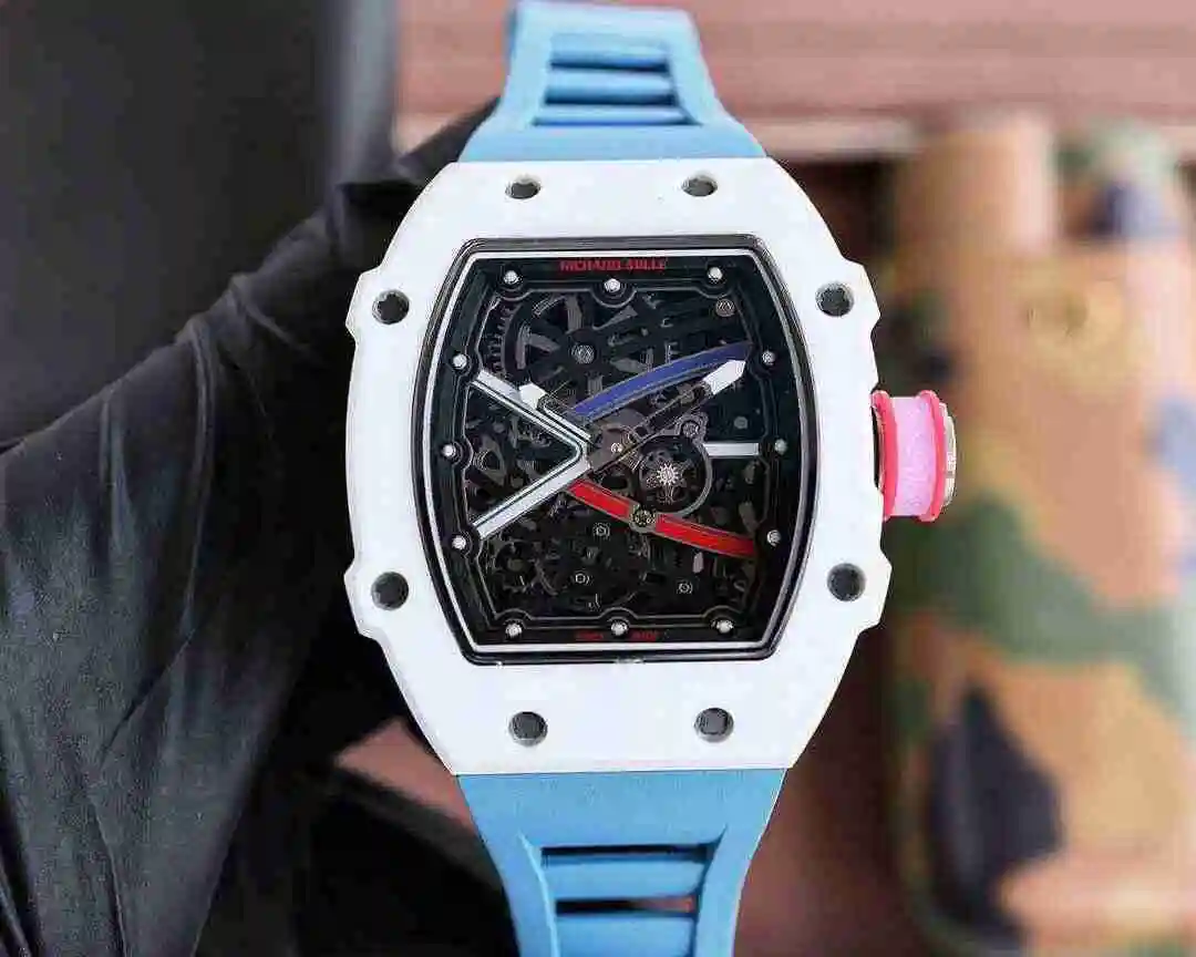 General Watches Richard Mille Richard Miller Watch Men's Watch Paired with Original Fully Automatic Mechanical Movement Top Grade 316 Precision Steel Case with Mineral Super Strong Mirror Diameter 48X42mm kk012500 view 4