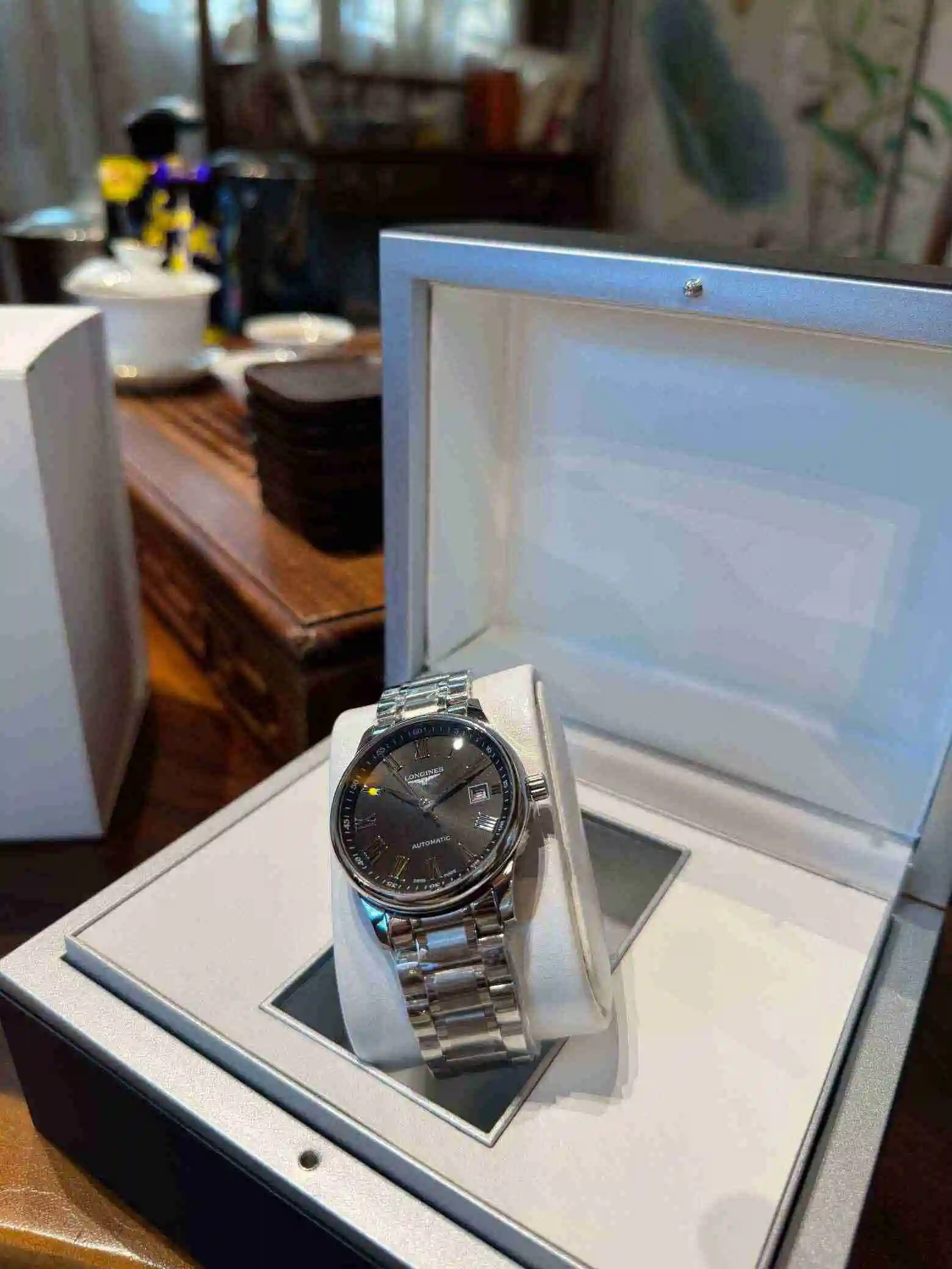 General Watches Longines Watch Men's Watch Paired with Original Fully Automatic Mechanical Movement Top Grade 316 Precision Steel Case with Mineral Super Strong Mirror Diameter 40mm KK04 2 view 4