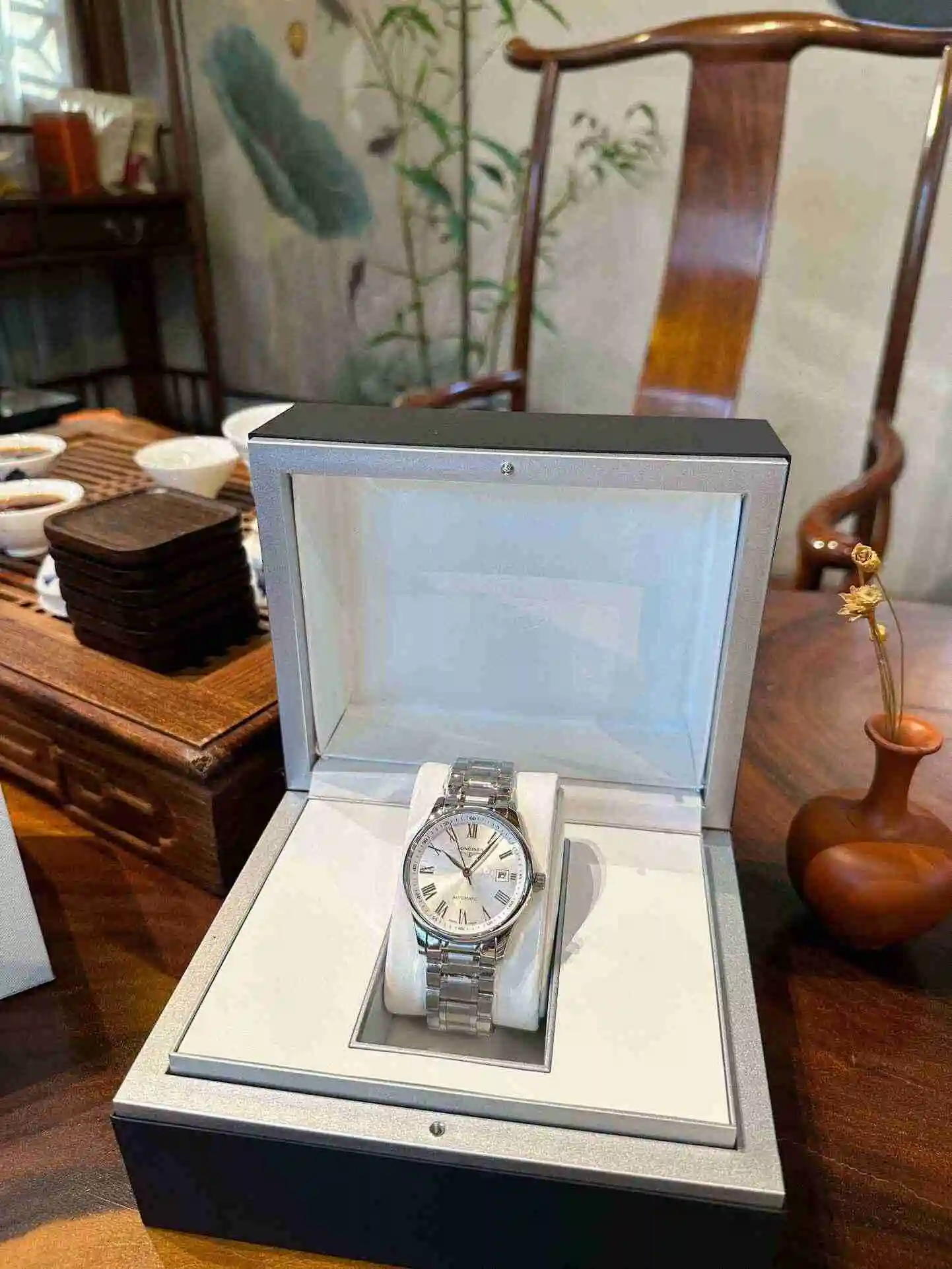 General Watches Longines Watch Men's Watch Paired with Original Fully Automatic Mechanical Movement Top Grade 316 Precision Steel Case with Mineral Super Strong Mirror Diameter 40mm KK04 2 view 7