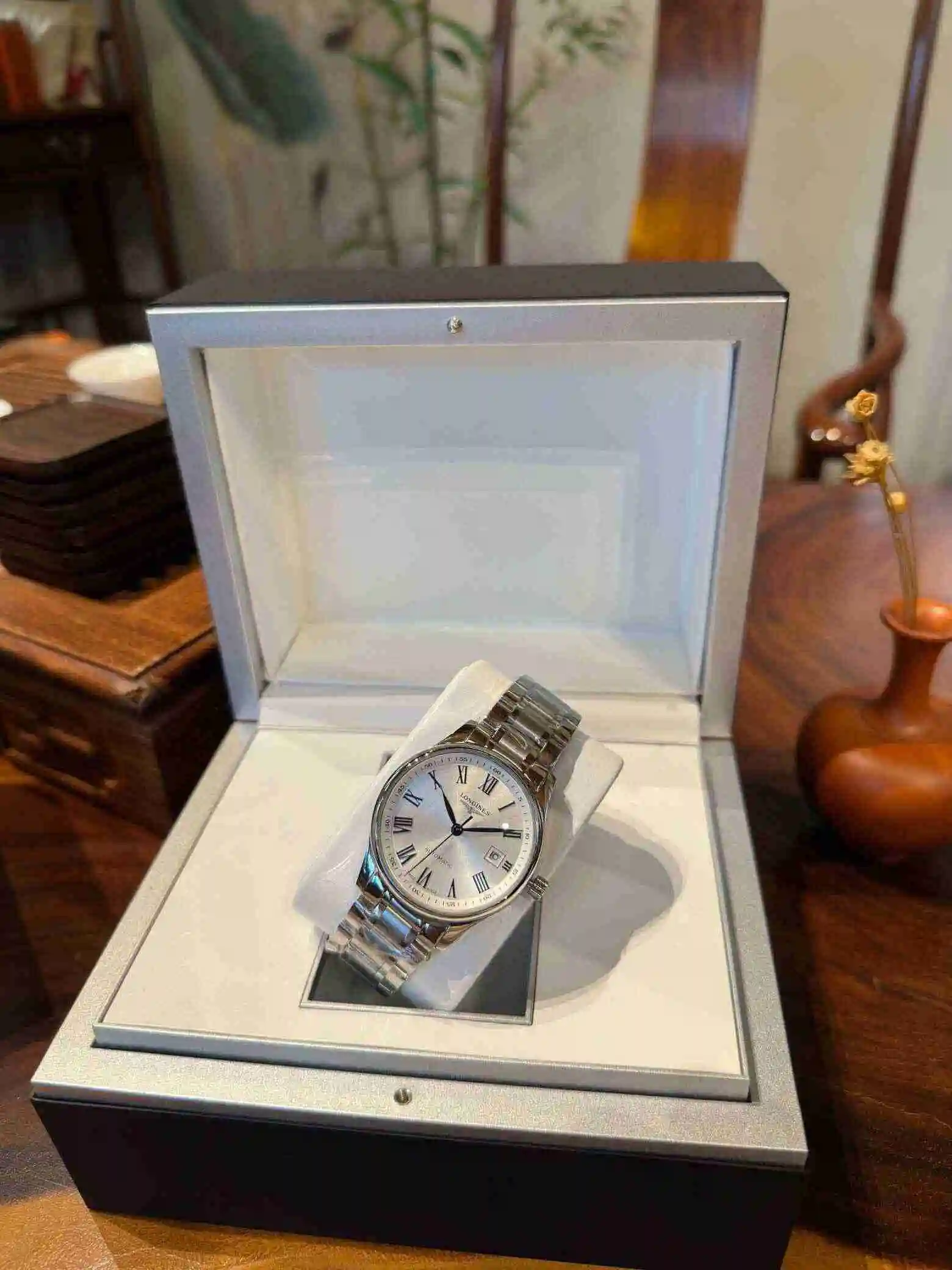 General Watches Longines Watch Men's Watch Paired with Original Fully Automatic Mechanical Movement Top Grade 316 Precision Steel Case with Mineral Super Strong Mirror Diameter 40mm KK04 2 view 8