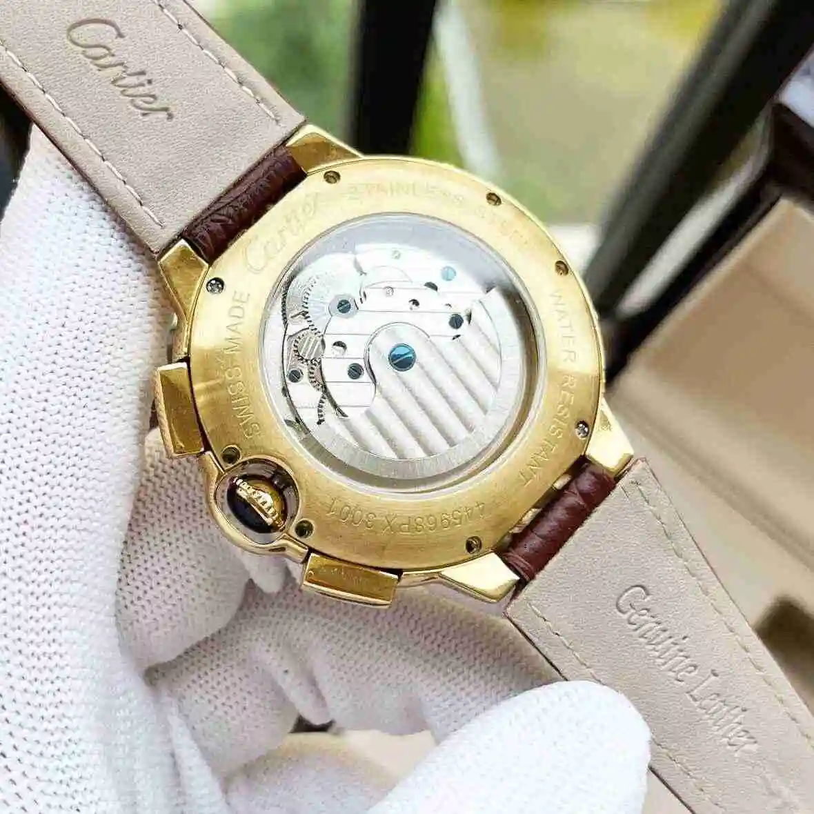 General Watches Cartier Watch Men's Watch Paired with Original Fully Automatic Mechanical Movement Top Grade 316 Precision Steel Case with Mineral Super Strong Mirror Diameter 44mm KK06250 1 view 3