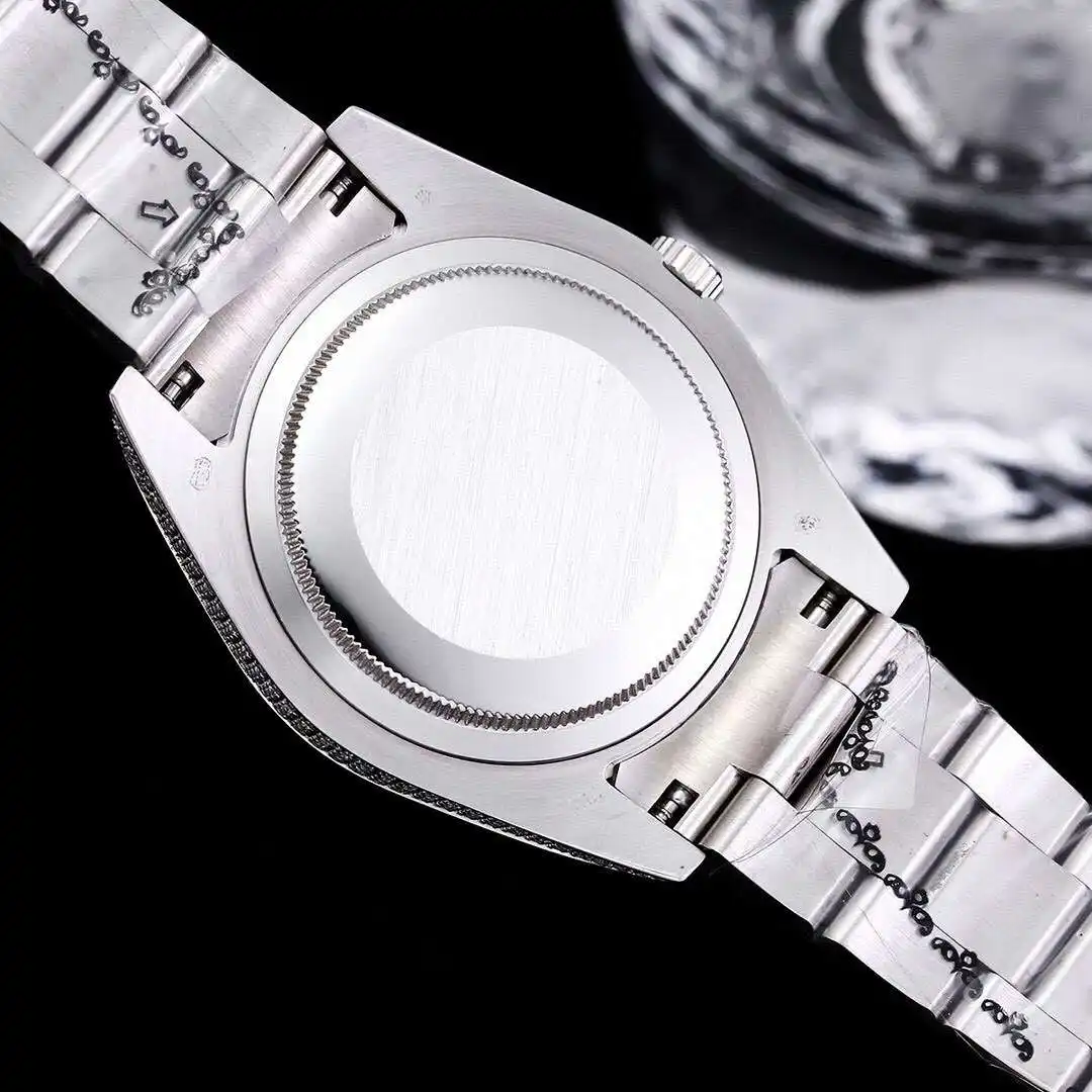 General Watches Rolex watches men's watch with original fully automatic mechanical movement top 316 stainless steel case strap mineral super mirror diameter 41mm KK010500 view 3