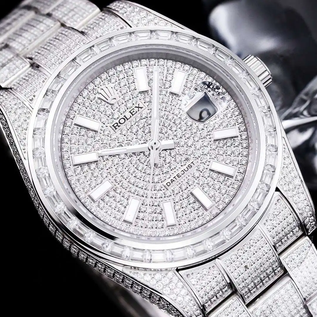 General Watches Rolex watches men's watch with original fully automatic mechanical movement top 316 stainless steel case strap mineral super mirror diameter 41mm KK010500 view 4