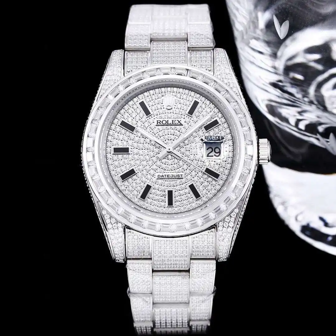 General Watches Rolex watches men's watch with original fully automatic mechanical movement top 316 stainless steel case strap mineral super mirror diameter 41mm KK010500 view 8