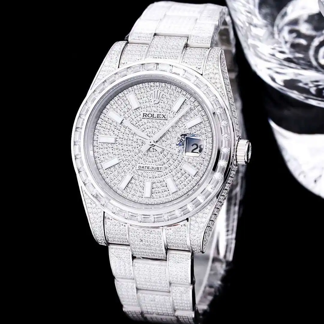 General Watches Rolex watches men's watch with original fully automatic mechanical movement top 316 stainless steel case strap mineral super mirror diameter 41mm KK010500 view 9