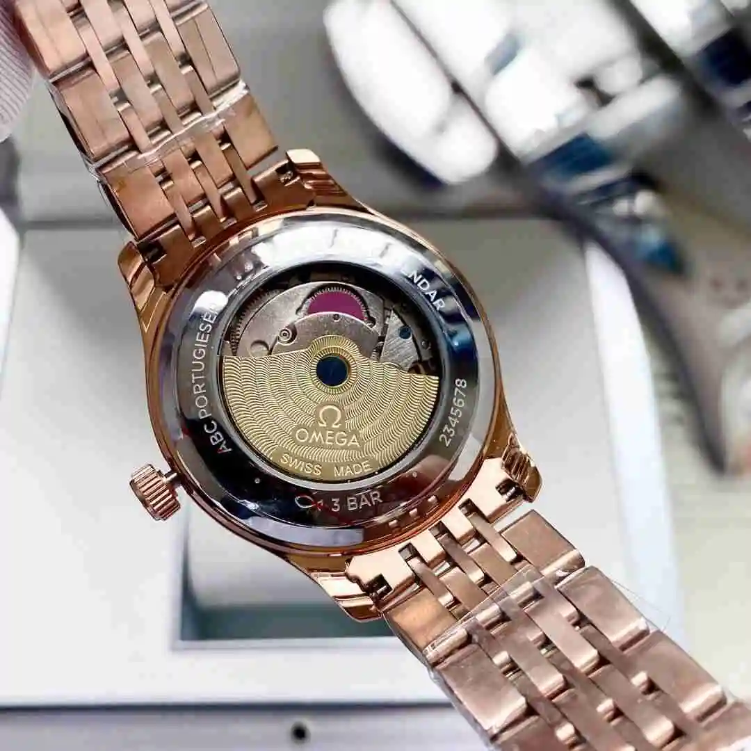 General Watches Omega Watch Men's Watch Paired with Original Fully Automatic Mechanical Movement Top Grade 316 Precision Steel Case with Mineral Super Strong Mirror Diameter 40mm KK05050 view 3