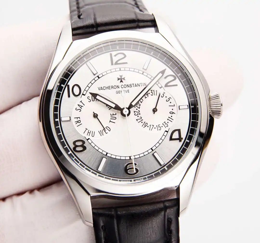 General Watches Vacheron Constantin @Denton watch men's watch with original fully automatic mechanical movement top 316 stainless steel case strap mineral super mirror diameter 41mm KK03250 1 view 5